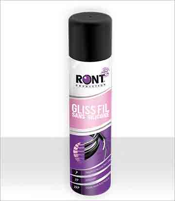 Spray graisse silicone d'étanchéité 520ml Ront